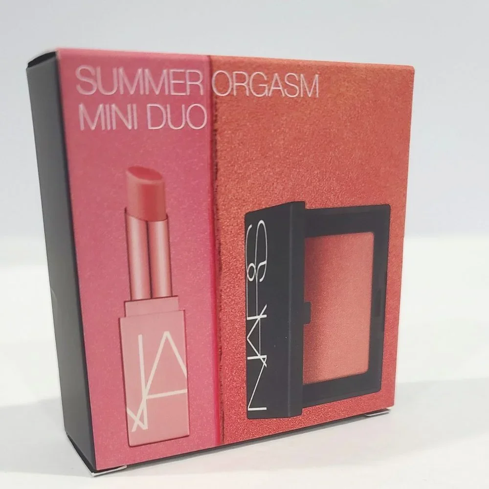 NIB ✅ NARS  Summer Orgasm Mini Duo (Afterglow Lip & Orgasm Blush) ✨ NEW IN BOX - Picture 4 of 9